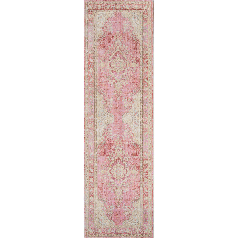 Gerhardine Pink Oriental Area Rug & Reviews AllModern
